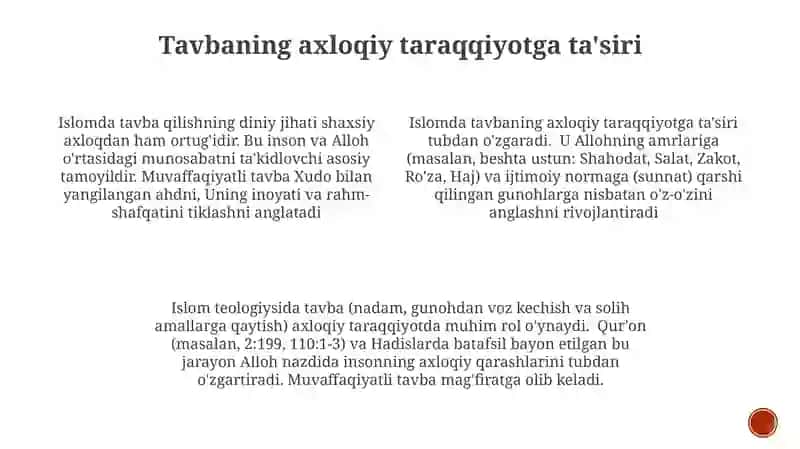 G'azolining tavba asari asosida din va axloq 3
