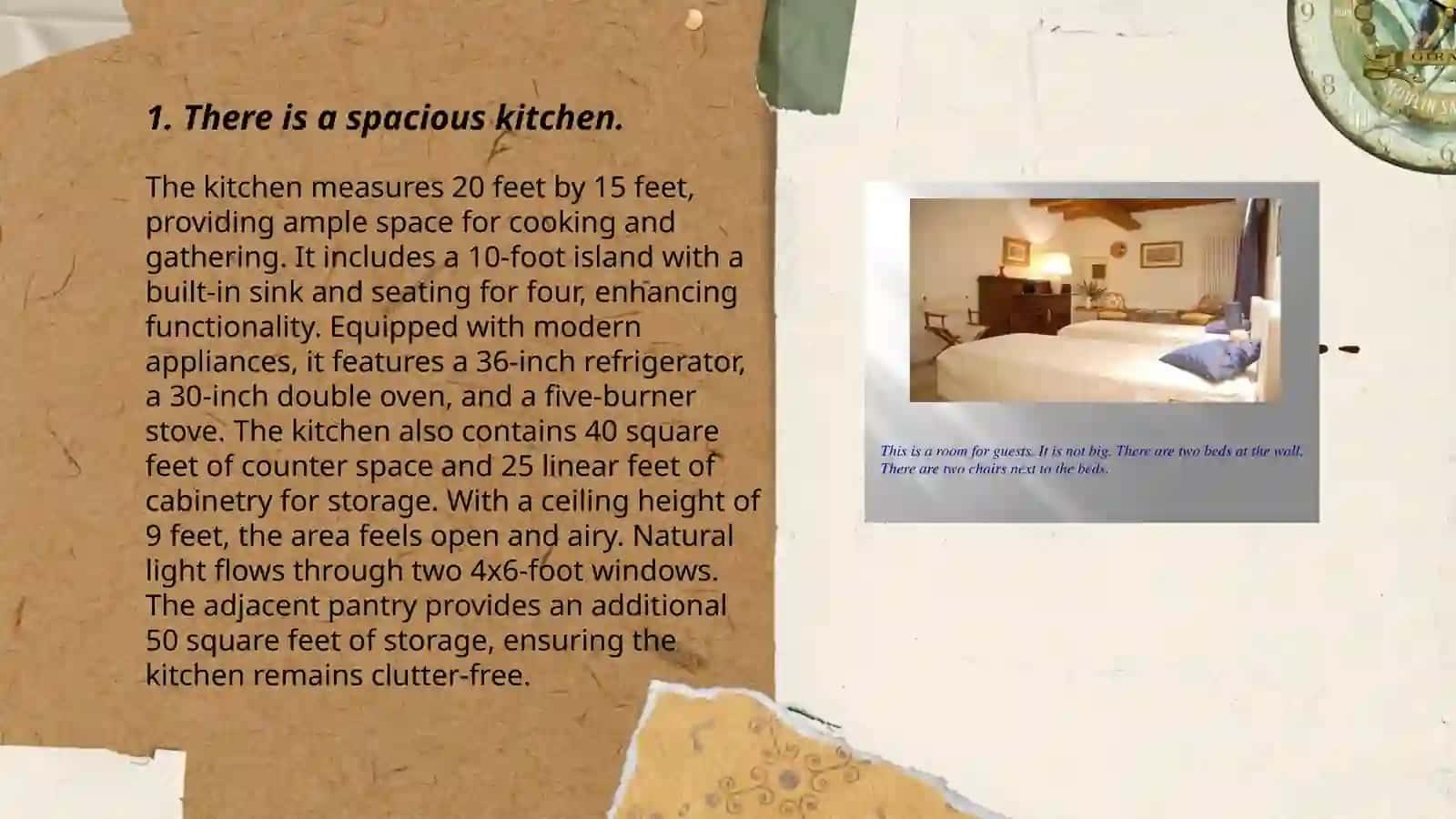 My Sister's Flat: Kitchen Description 3