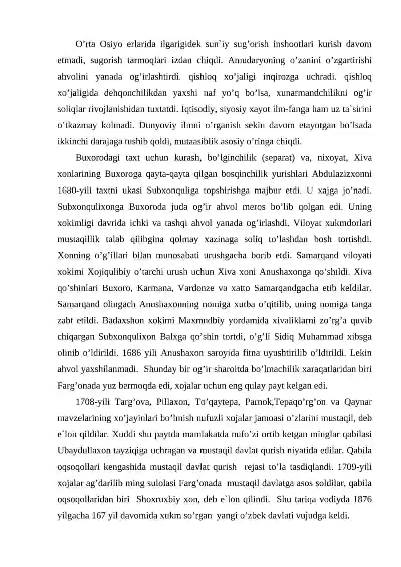 Qo’qon  xonligining  tashkil topishi va siyosiy   tarixi 3