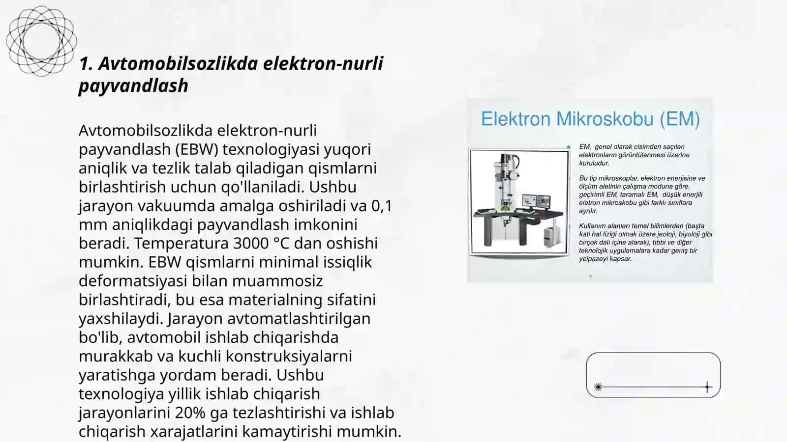 Elektron-nurli payvandlash ishlatilish soxalari 3