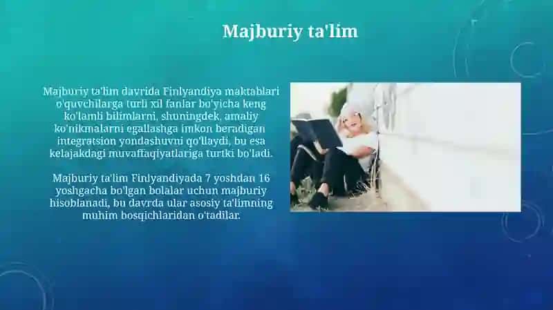 Finlandiya talim tizimi va foydali tomonlari 3
