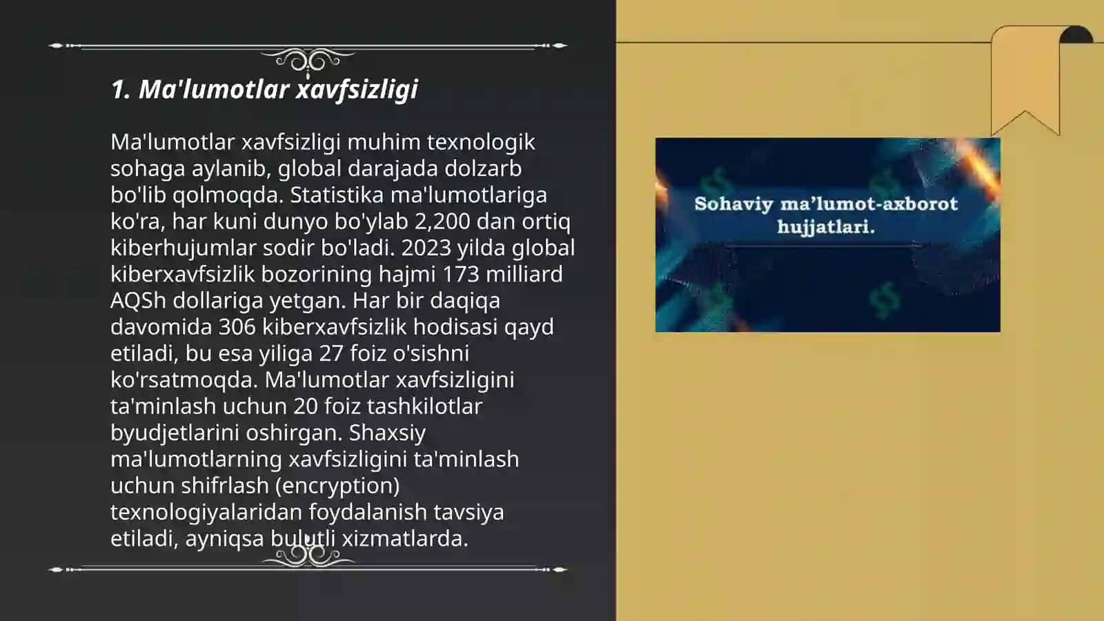 Ma'lumot axborot xujjatlari 3