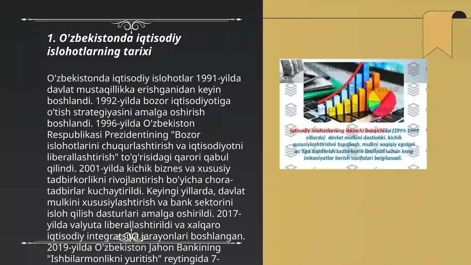 Iqtisodiy islohotlar,xususiy mulkchilikning shakllanishi 3