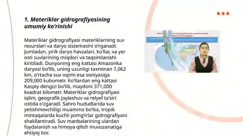 Materiklar gidrografiyasi 3