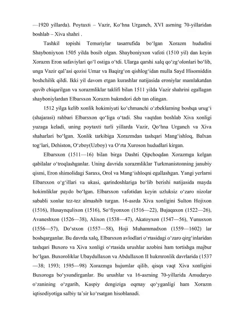 XIX ASR OXIRI XIX ASR BOSHLARIDA XIVA XONLIGI. 3