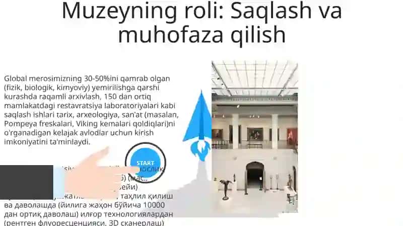 Muzeylarning madaniy merosni saqlashdagi oʻrni 3