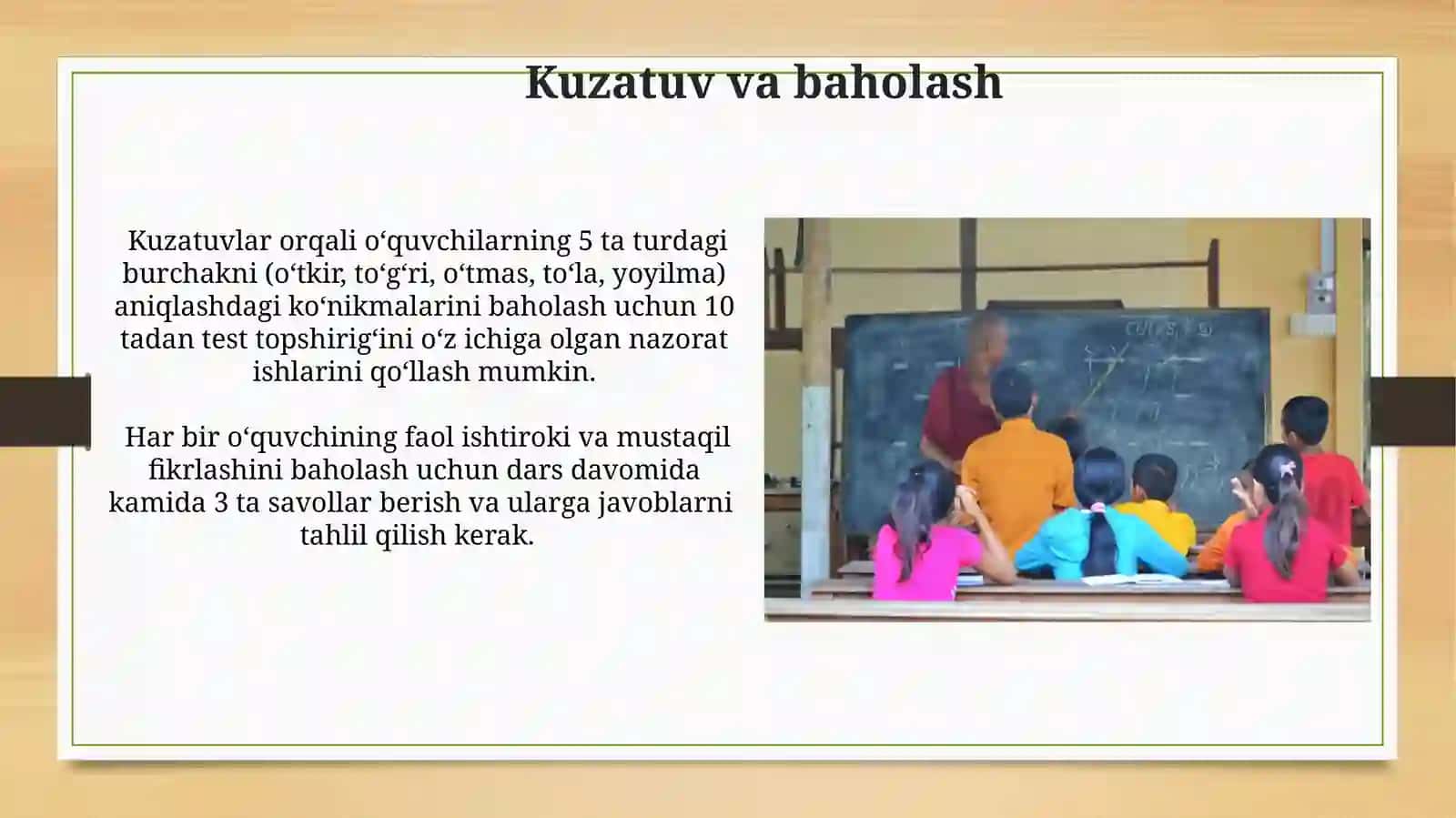 Burchaklarning turlari oʻqitish metodikasi 3
