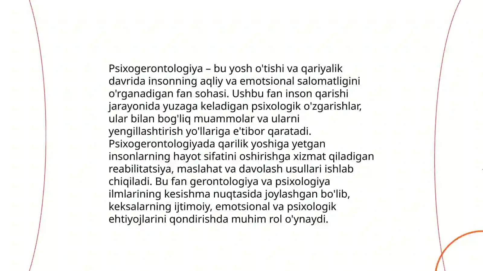 Psixogerontologiya fanining vujudga kelishi va rivojlanishi 3