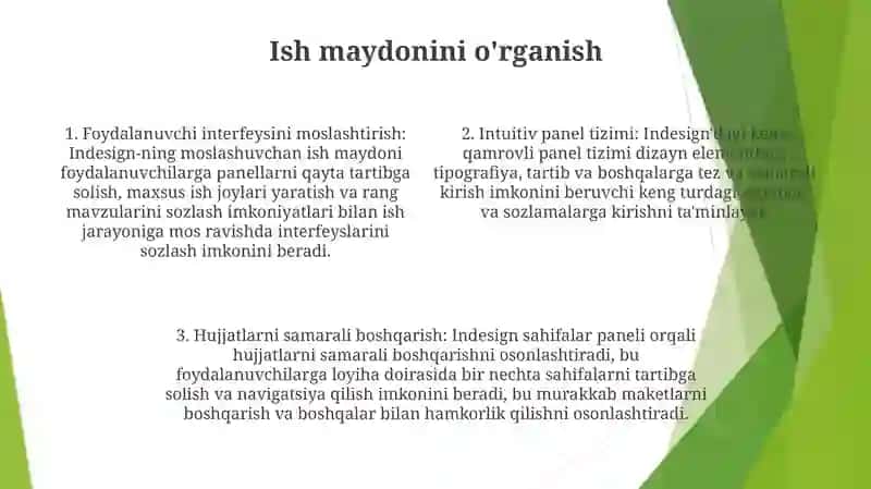 Adobe InDesign Dasturi Imkoniyatlari Bilan Tanishish 3