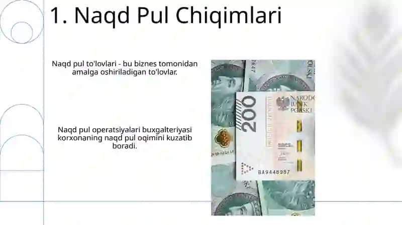 Kassa operatsiyalarini hisobga olish 3