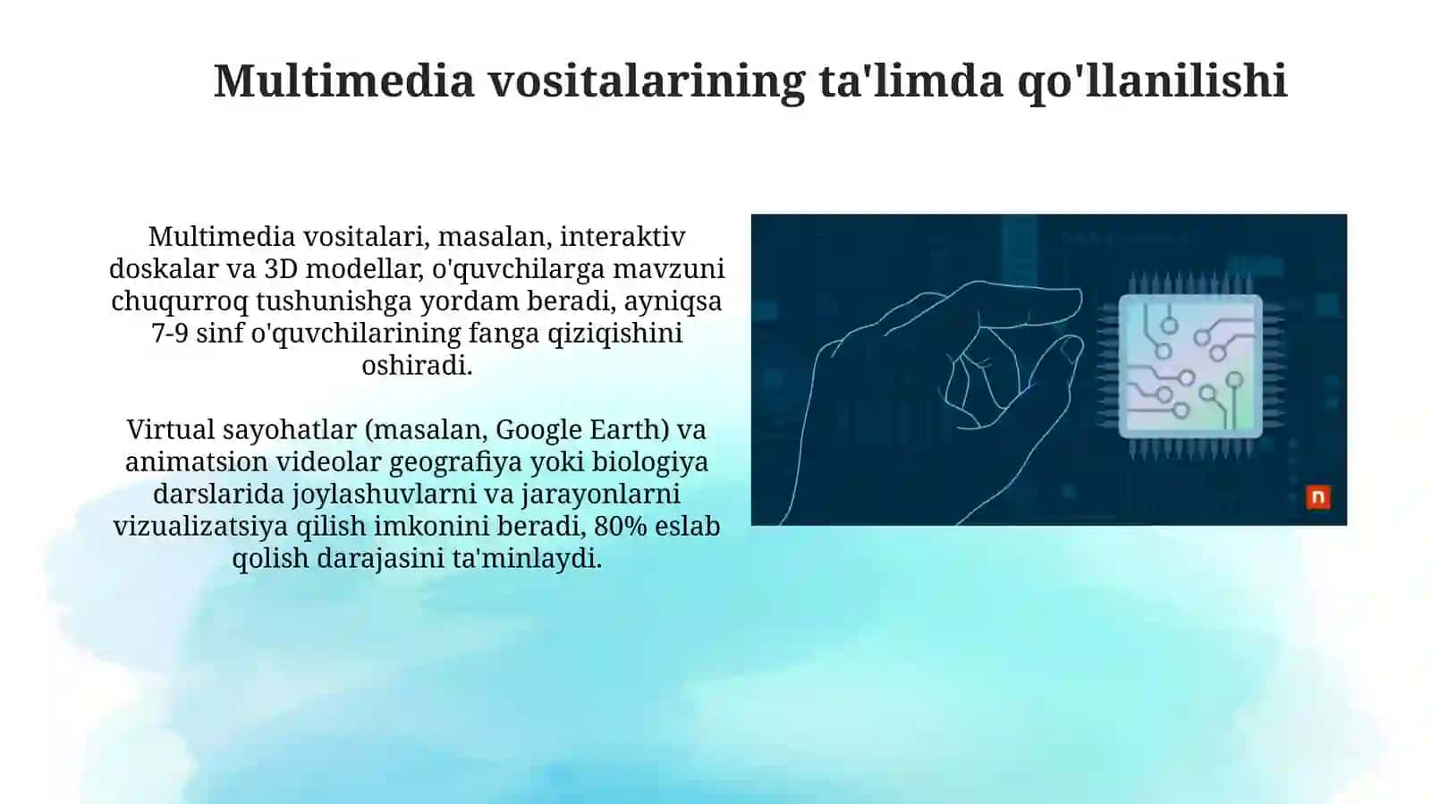 Korgazmali vositalar va ta'lim texnologiyasi vositalaridan foydalanish metodlari 3