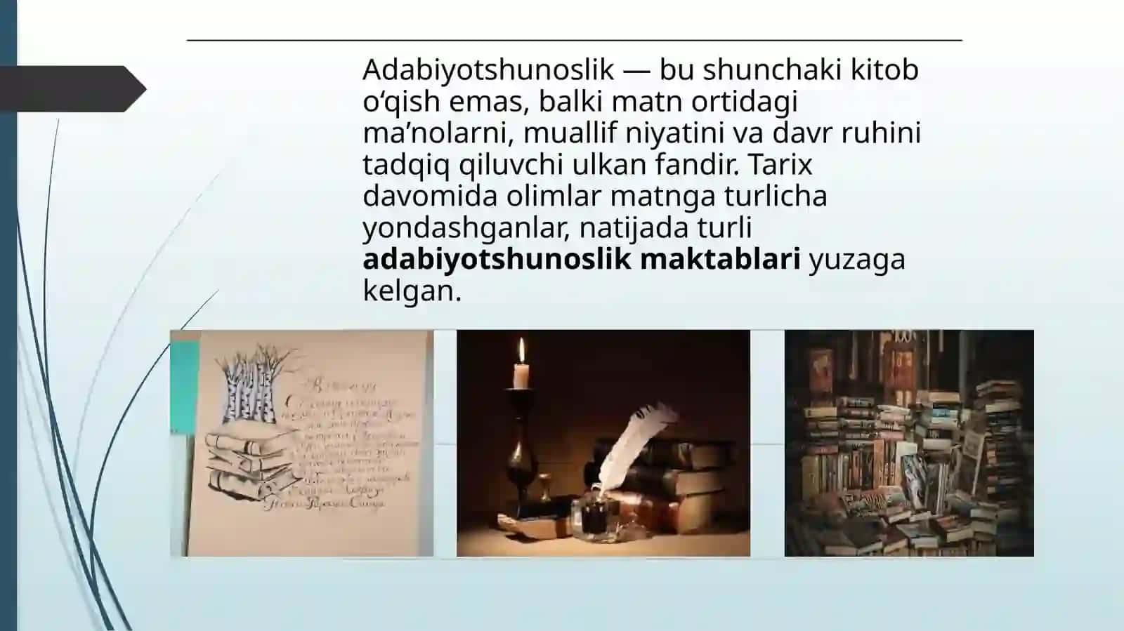 ADABIYOTSHUNOSLIK MAKTABLARI 3