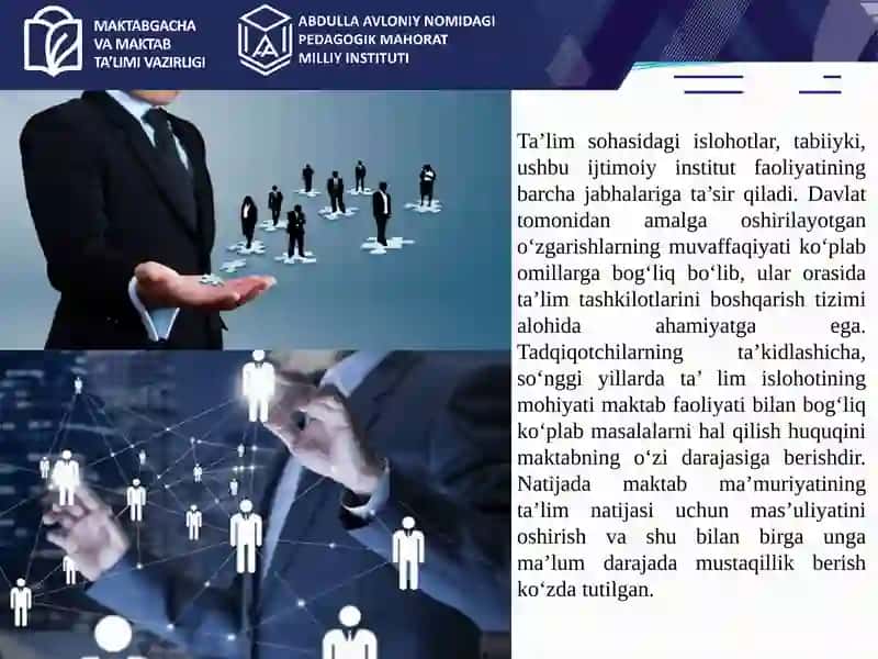 Samarali maktabni rivojlantirish strategiyalarini amalga oshirishda. 3
