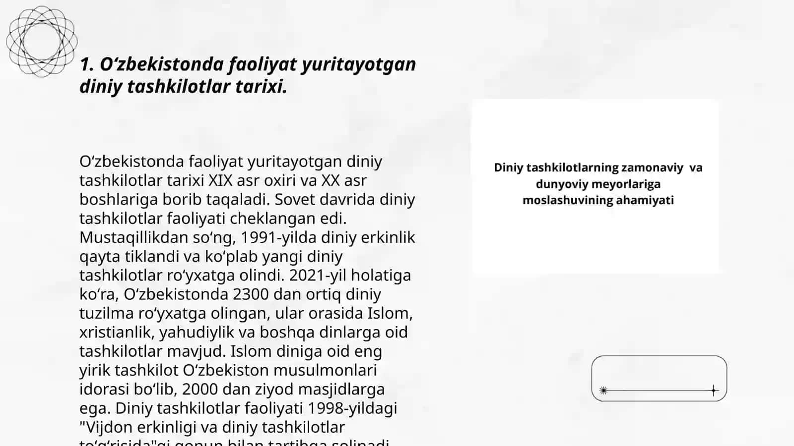 Oʻzbekistonda faolyat yuratayotgan diniy tashkilotlar 3
