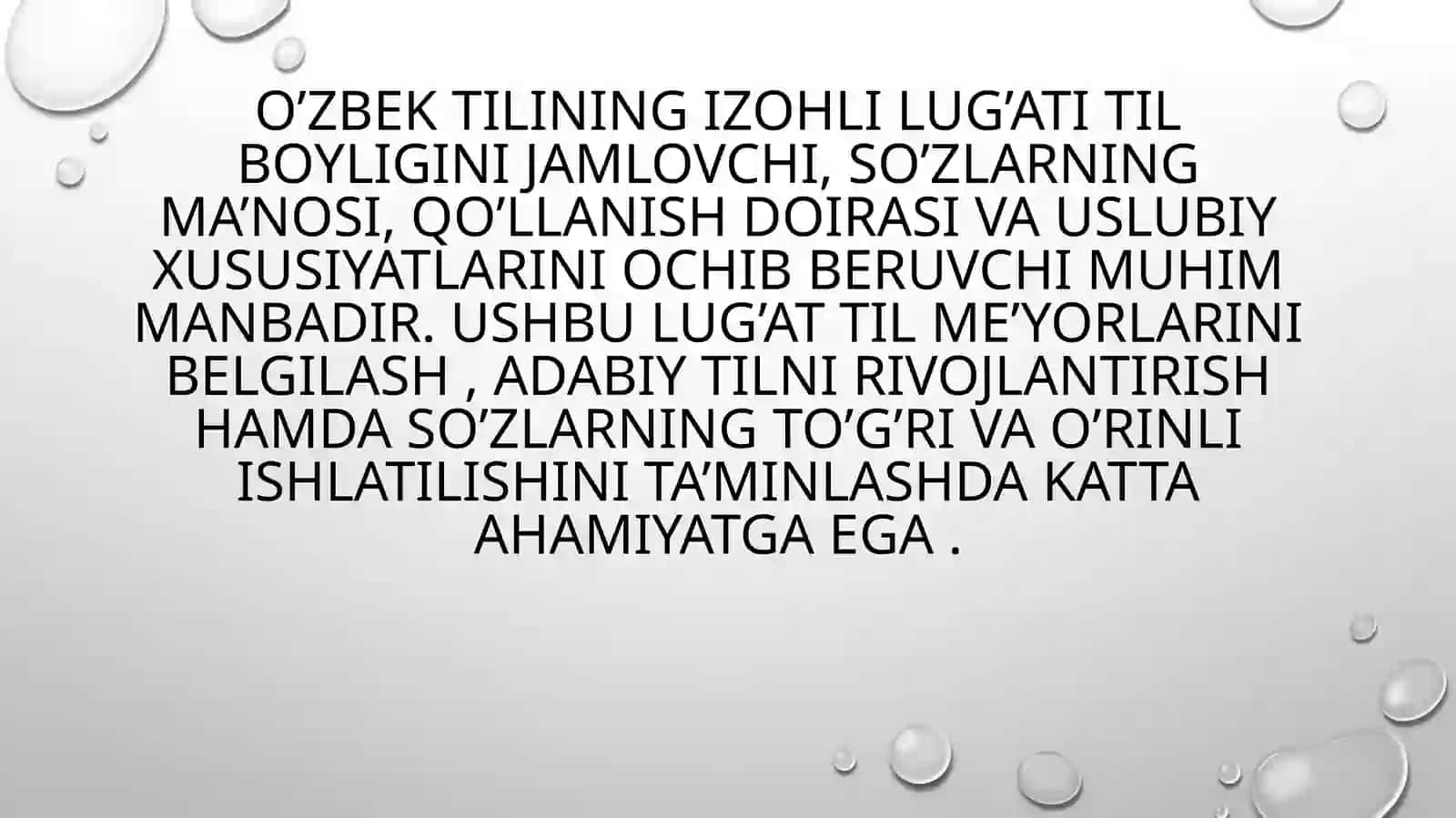 O’zbektilining izohli lug’atida soha terminlarining berilishi 3