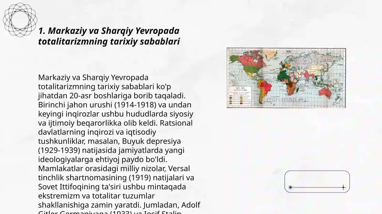 Markaziy va Sharqiy Yevropa mamlakatlari totalitarizm va demokratiya oralig‘ida 3