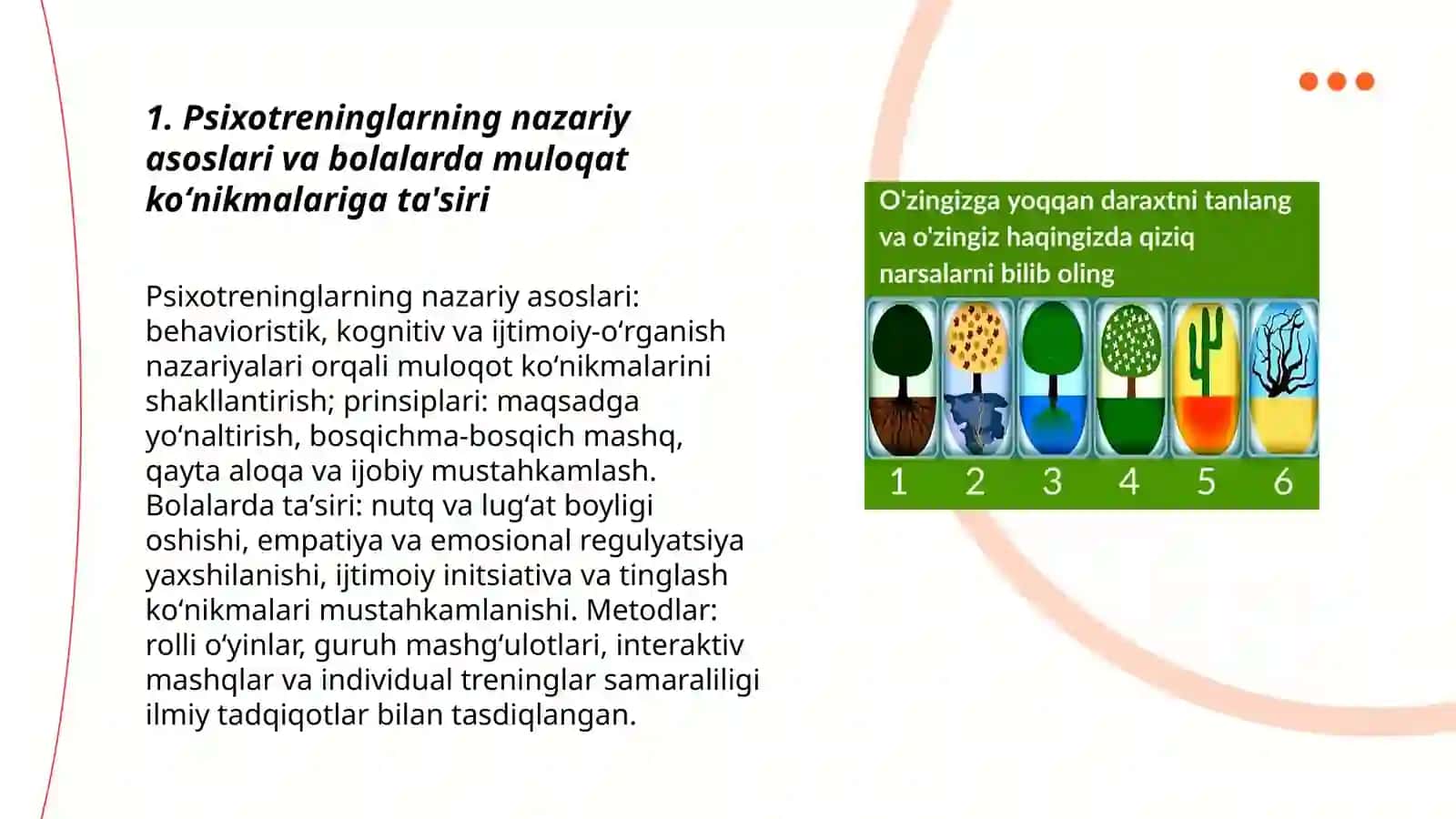 Psixotreninglar asosida bolalarda muloqat koʻnikmalari rivojlantirish 3