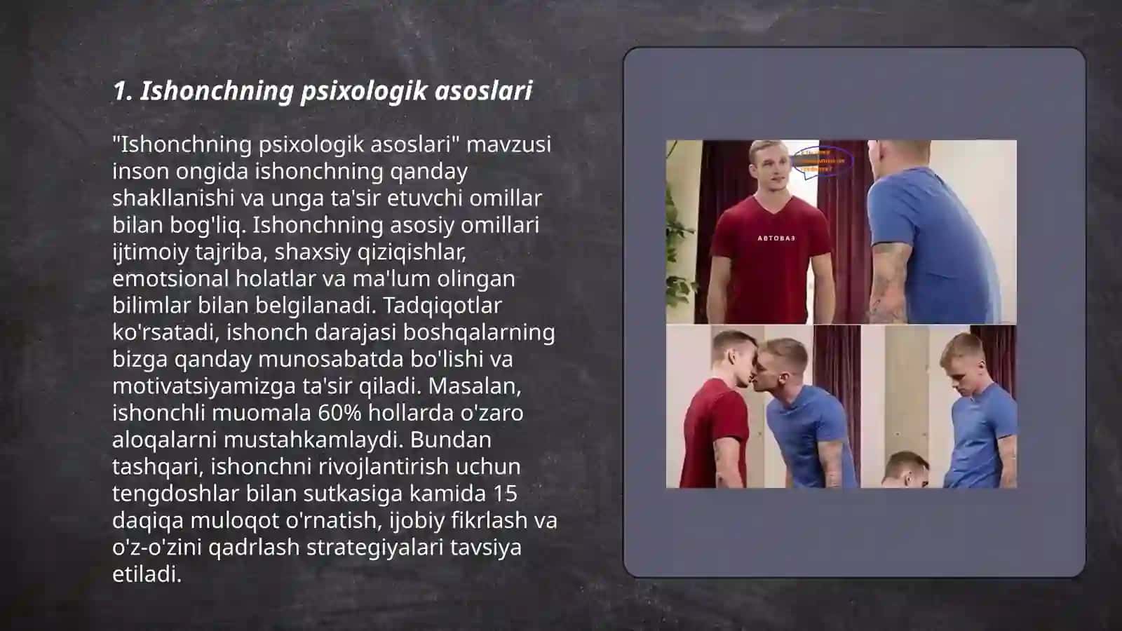 Ishonchning psixologik asoslari 3