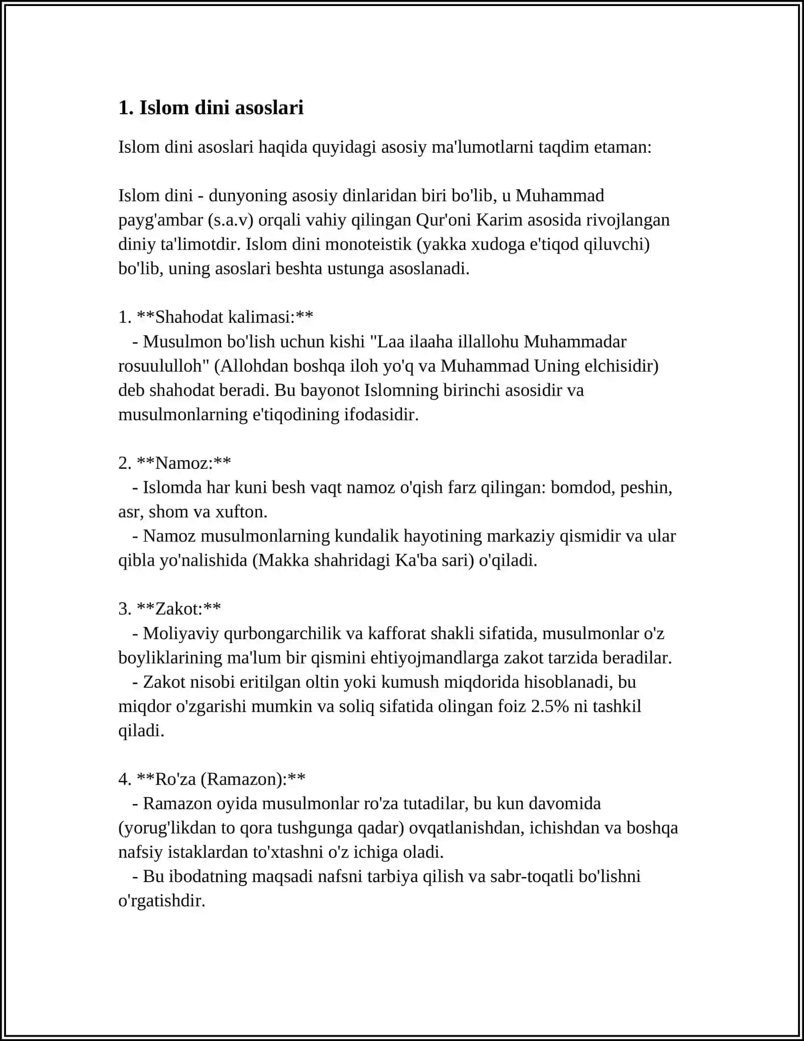 ISLOM DINI MANBALARI AQIDAVIY MAKTABLARI VA ULARNING HOZIRGI DAVRDAGI AHAMIYATI 3