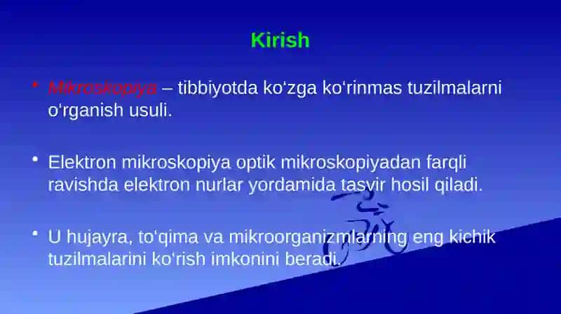 Elektron mikroskopiya usullarining tibbiyotdagi ahamiyati 3