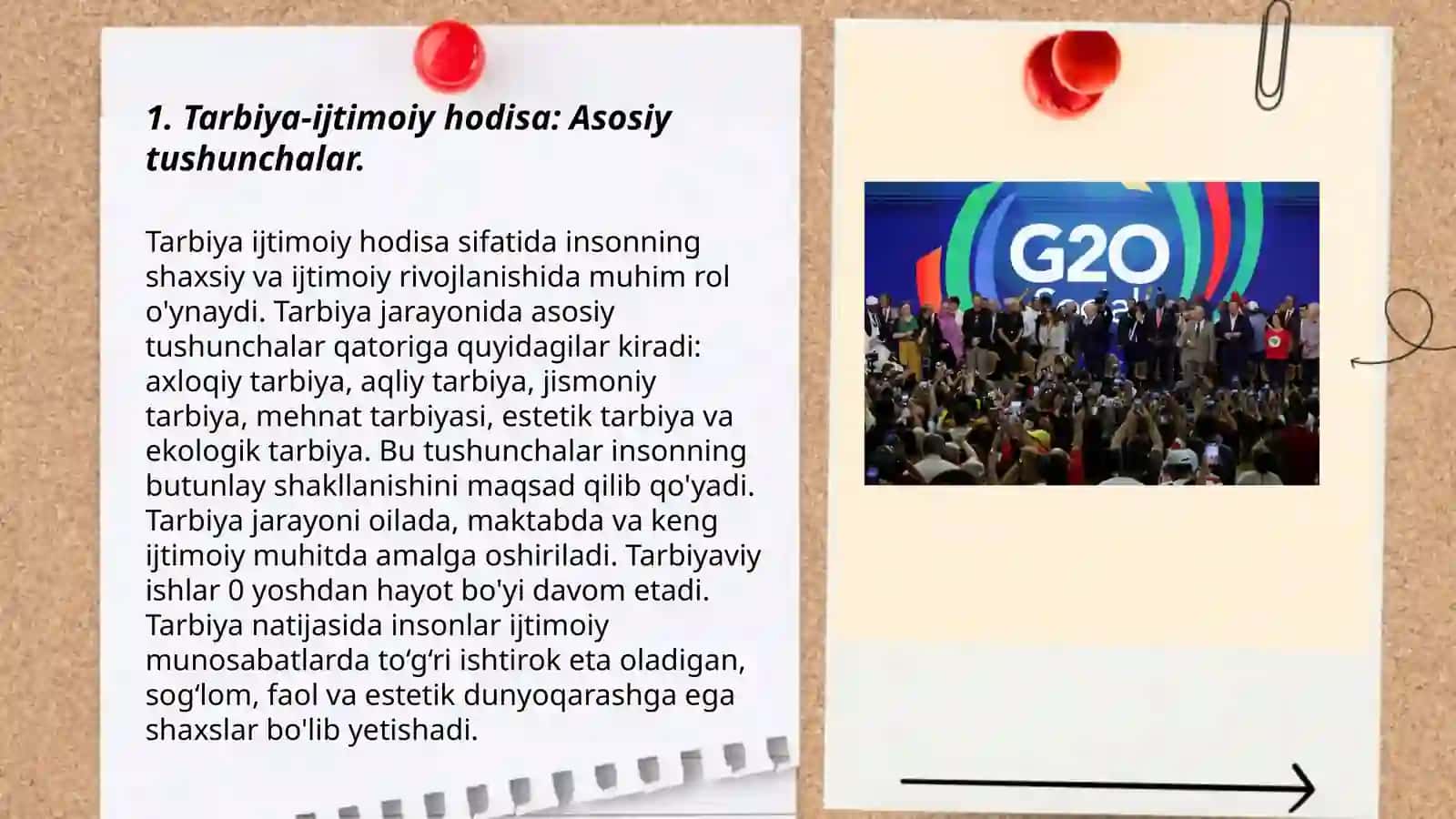 Tarbiya- ijtimoiy hodisa. Tarbiyachi shaxsida ijtimoiy munosabatlarni rivojlantirsh metodlari. Tarbiya va ijtimoiy tarbiya. Bolaning sotsiumda rivojlanishi. Tarbiyachi shaxsida ijtimoiy munosabatlarni rivojlantirishga oid kasbiy kompetentlikni rivojlantirsh. Insonparvarlik tamoyili. Ijtimoiy pedagogika rivojlanishinig madaniy-tarixiy asoslari 3