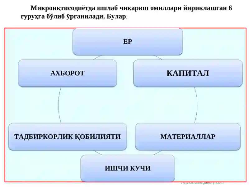 Ishlab chiqarish nazariyasi 3