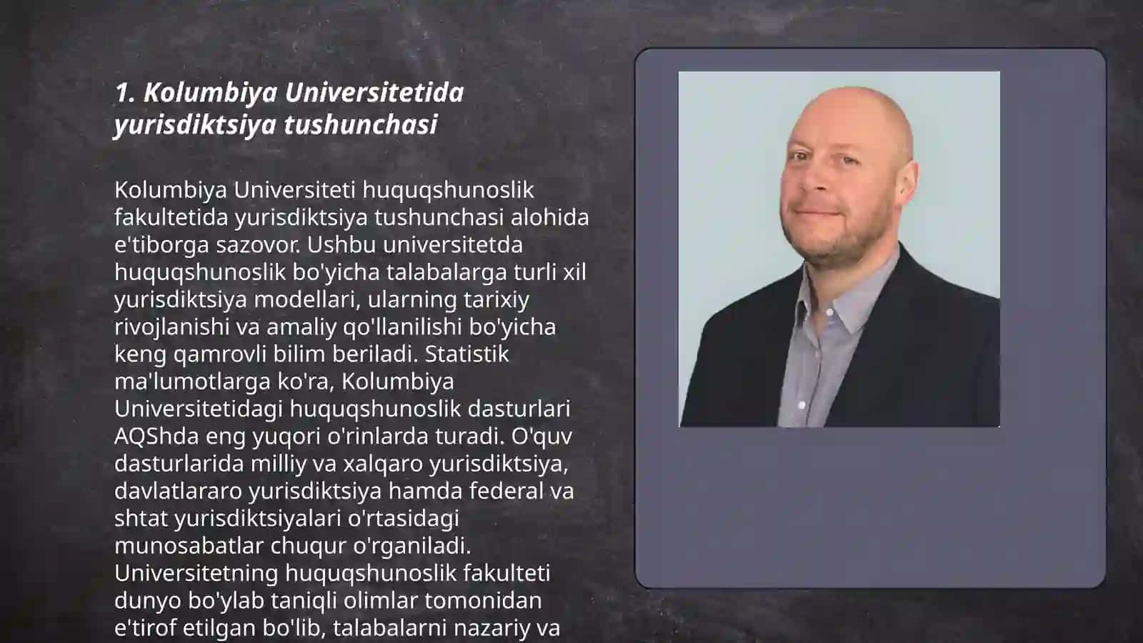 Yurisdiktsiya Kolumbiya Universitetida 3