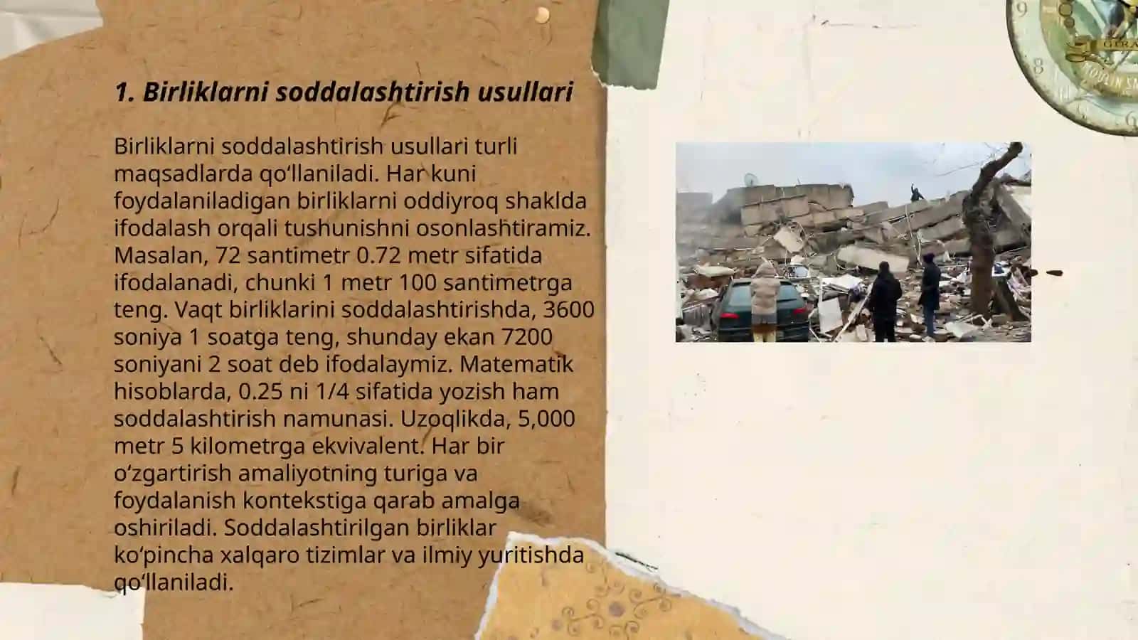 Birliklarni soddalashtirish usullari 3