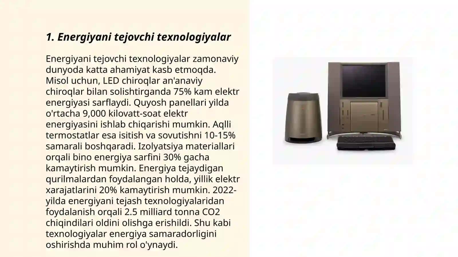 Energiyani tejovchi texnologiyalar 3