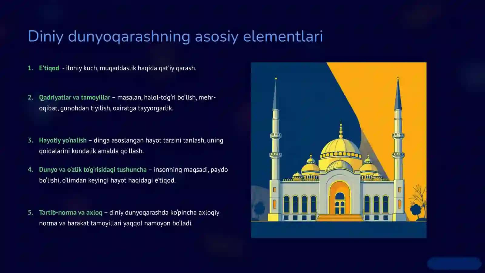 Diniy Dunyoqarash 3