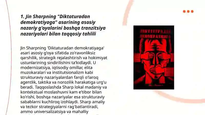 Jin sharpning dektaturadan demokratiyaga asarining qiyosiy tahlili 3