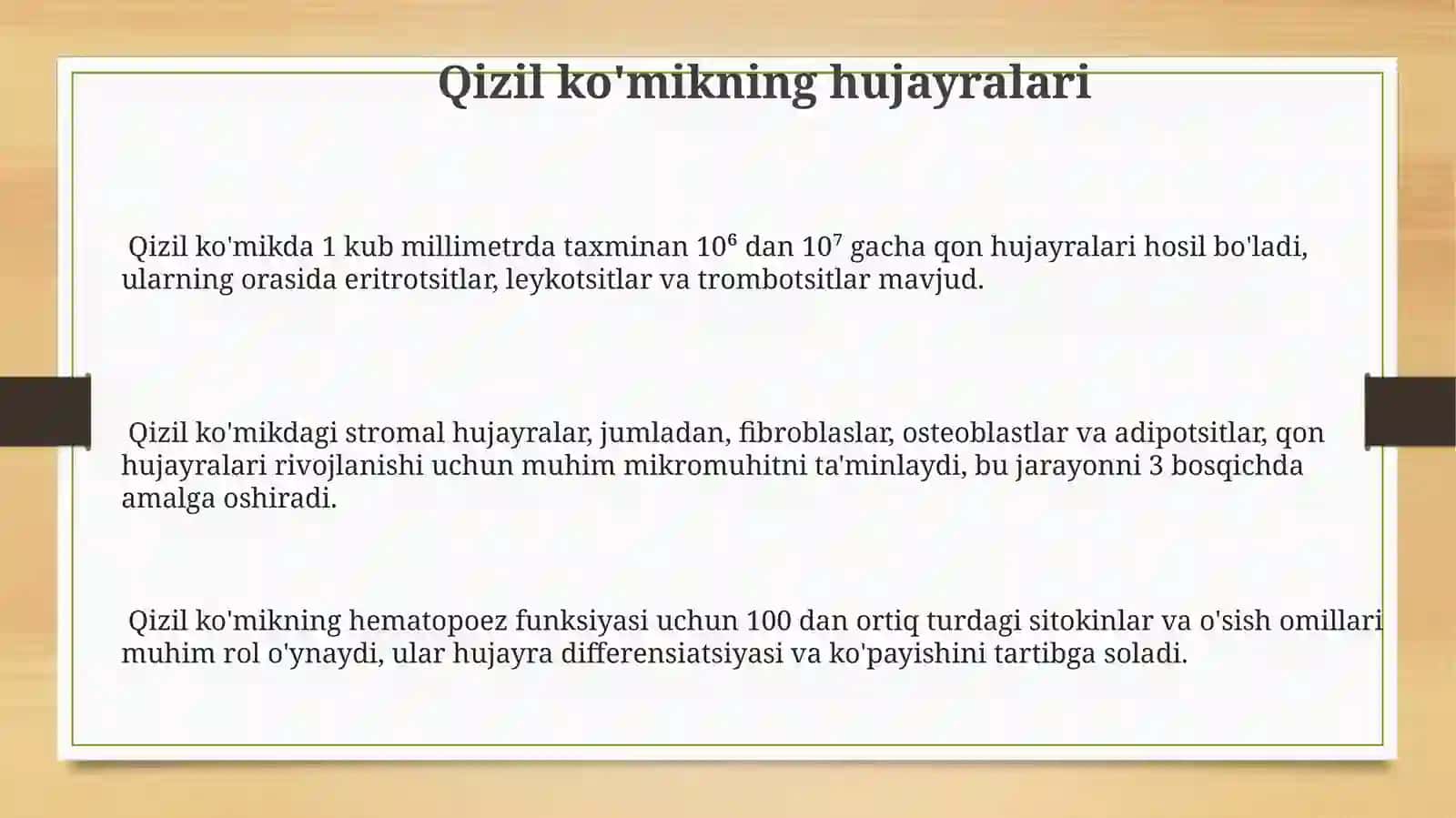 Suyak iligi: taraqqiyoti, tuzilishi, vazifasi 3