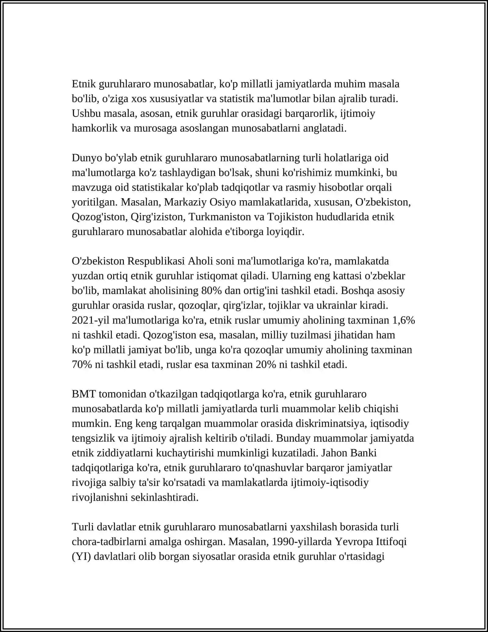 ETNIK GURUH PSIXOLOGIYADAN MUSTAQIL TALIM KERAK 3