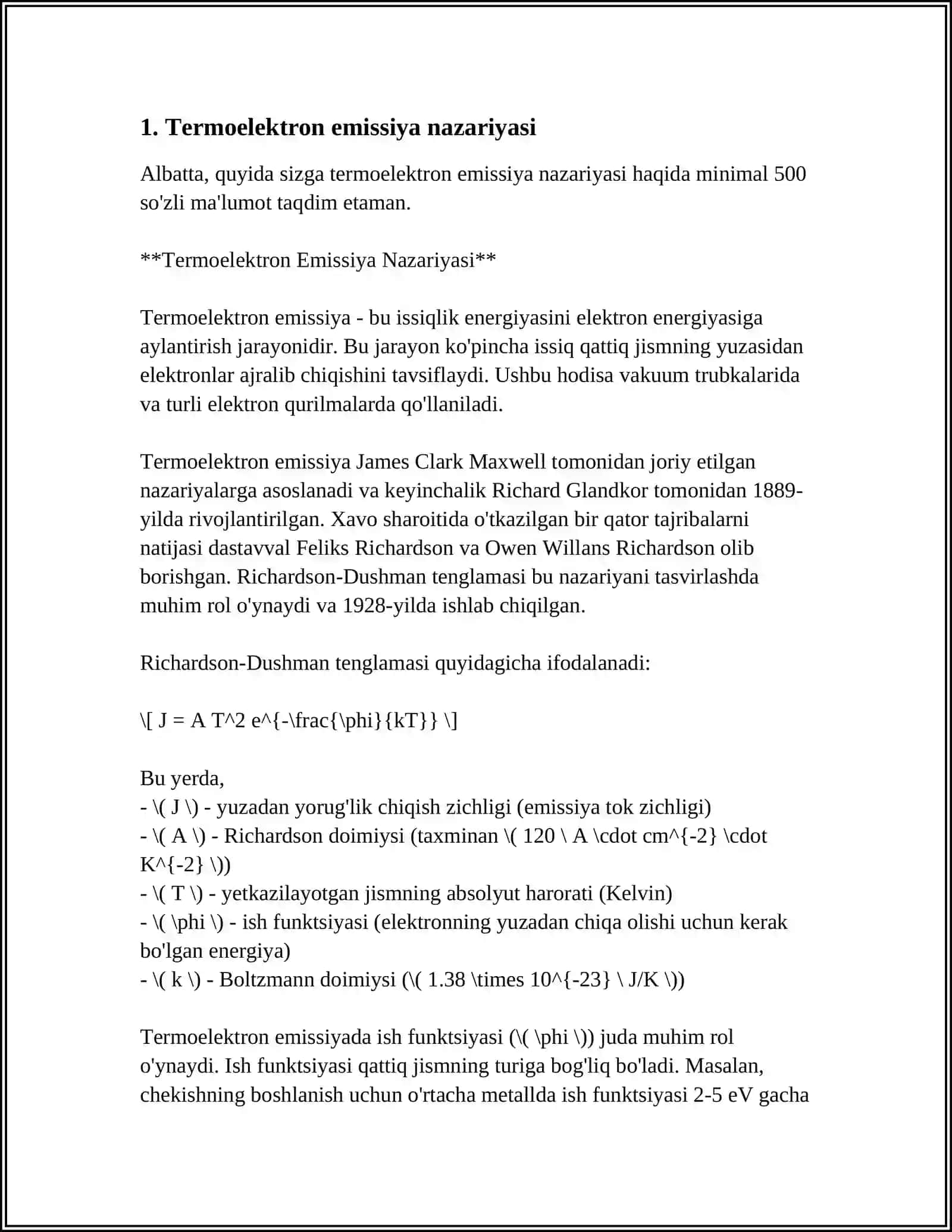 TERMOELEKTRON EMISSIYA 3