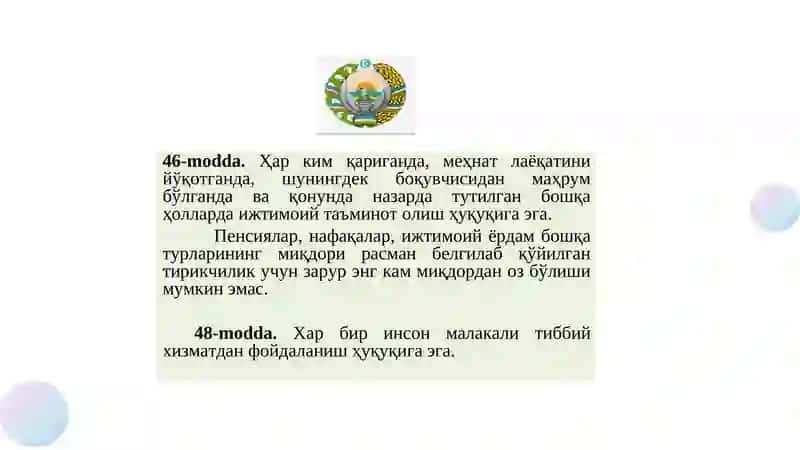 O‘zbekiston Respublikasidagi  ijtimoiy o‘zgarishlar 3