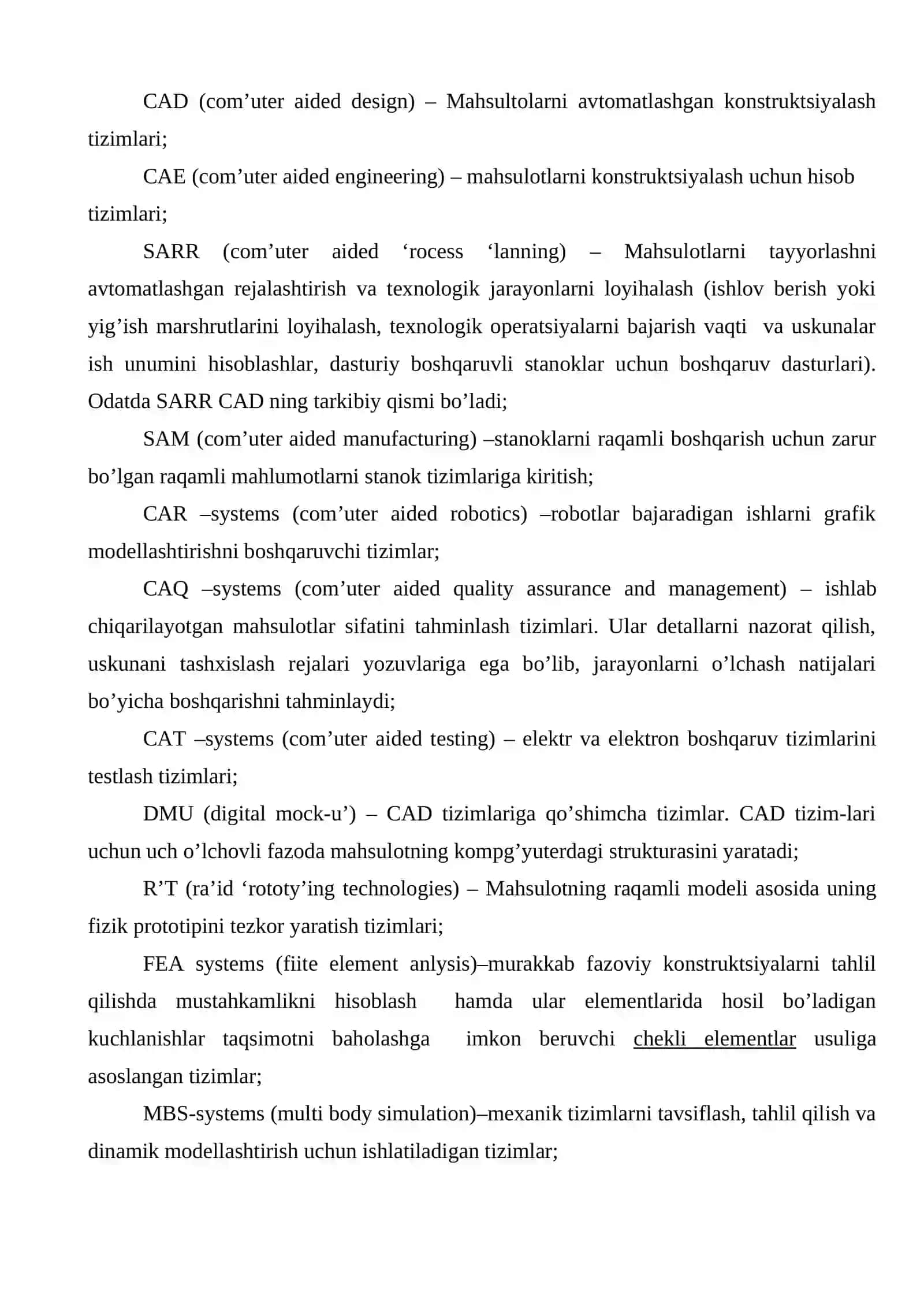 TEZKOR PROTOTIPLASH (RPT)–INFORMATSION TEXNOLOGIYaLARDAN FOYDALANISH MISOLI. LAZERLI-KOMPYuTERLI MAKETLASHTIRISH USULLARI 3