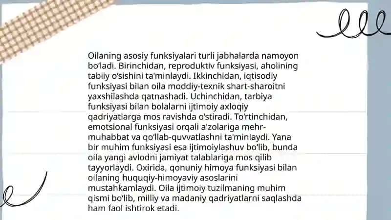 Bolalarning ijtimoiy moslashuvi fani 249 gruh sirtqi boʻlim 3