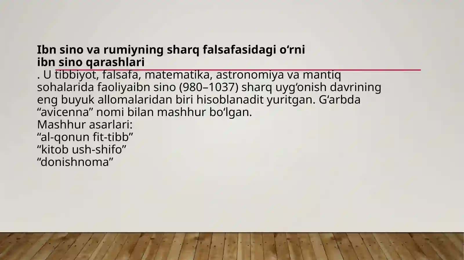 Sharq va G’arb Mutafakkirlarining Qarashlari 3