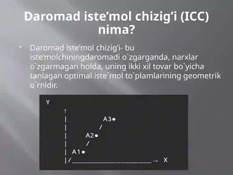 Daromad iste`mol chizig`i va uning tahlili 3