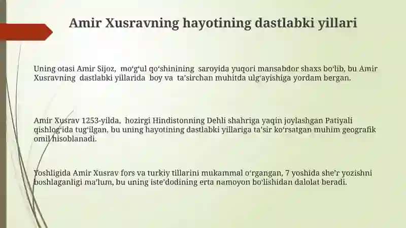 Qo'qon adabiy muhiti. Amiriy hayoti va ijodi 3