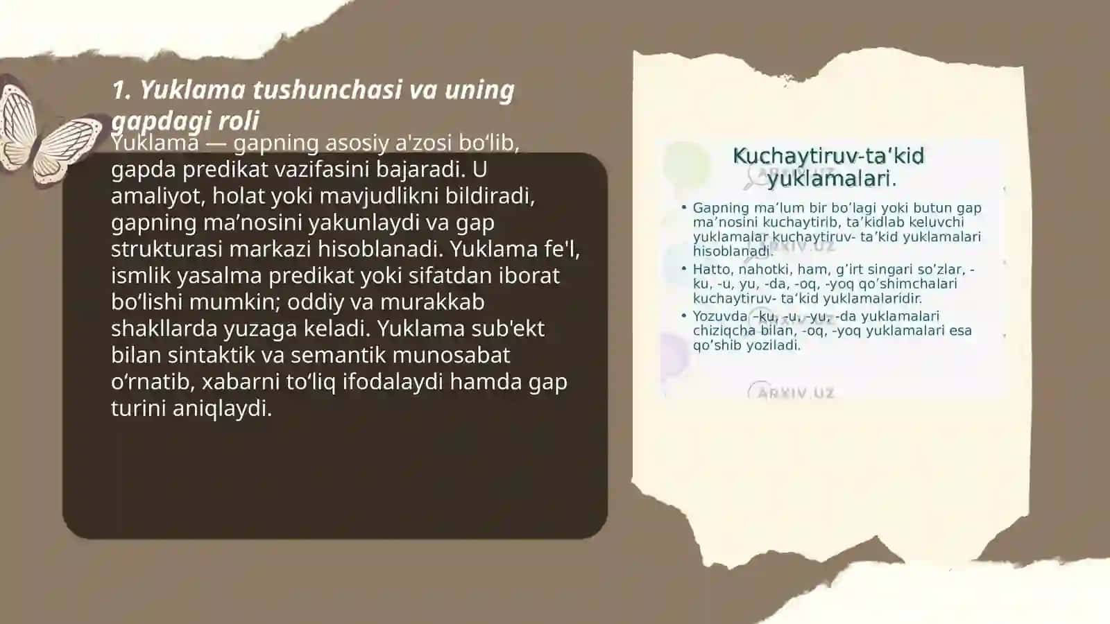 Yuklamalar 3