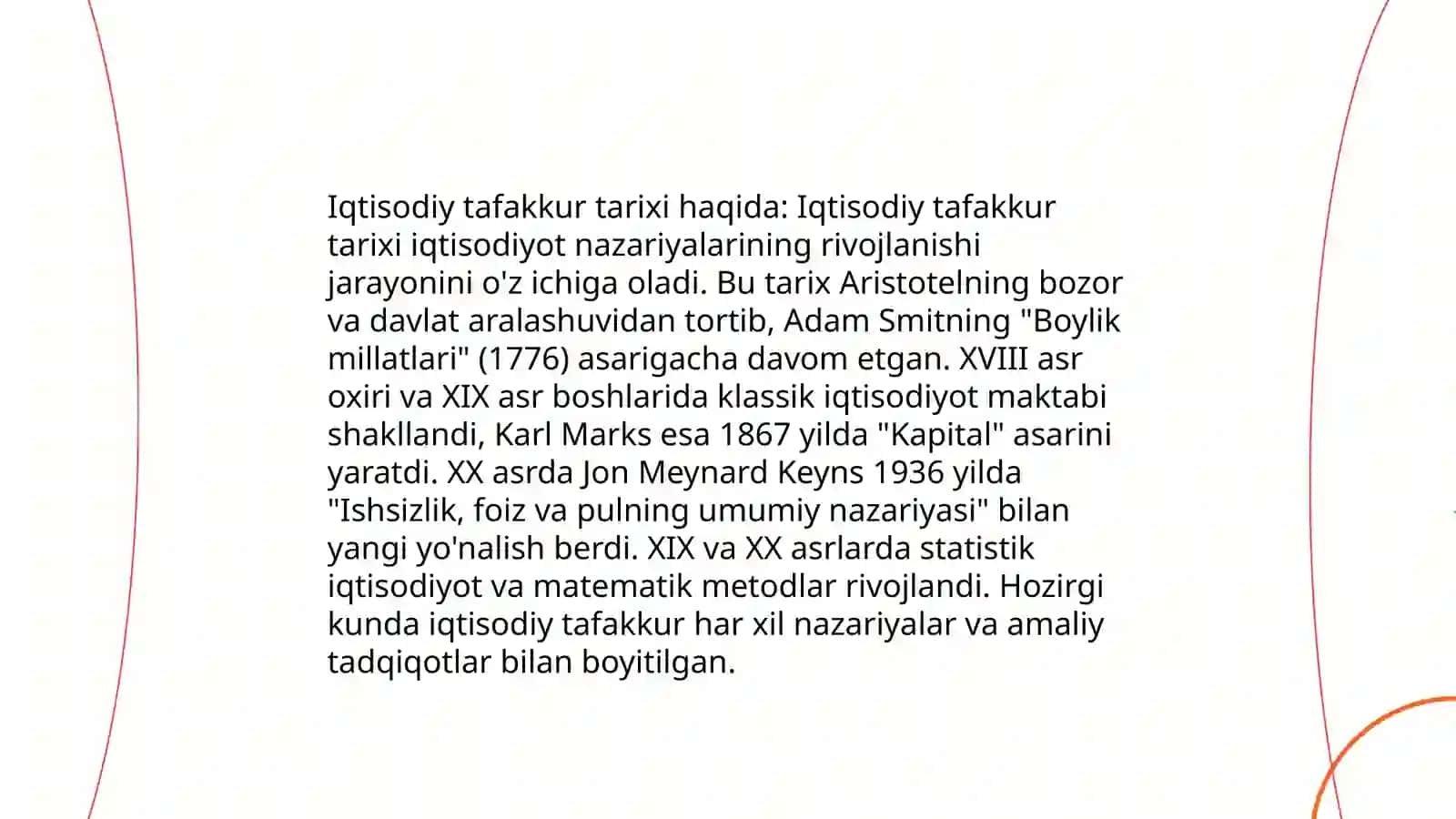 Iqtisodiy ta'limotlar tarixi 3