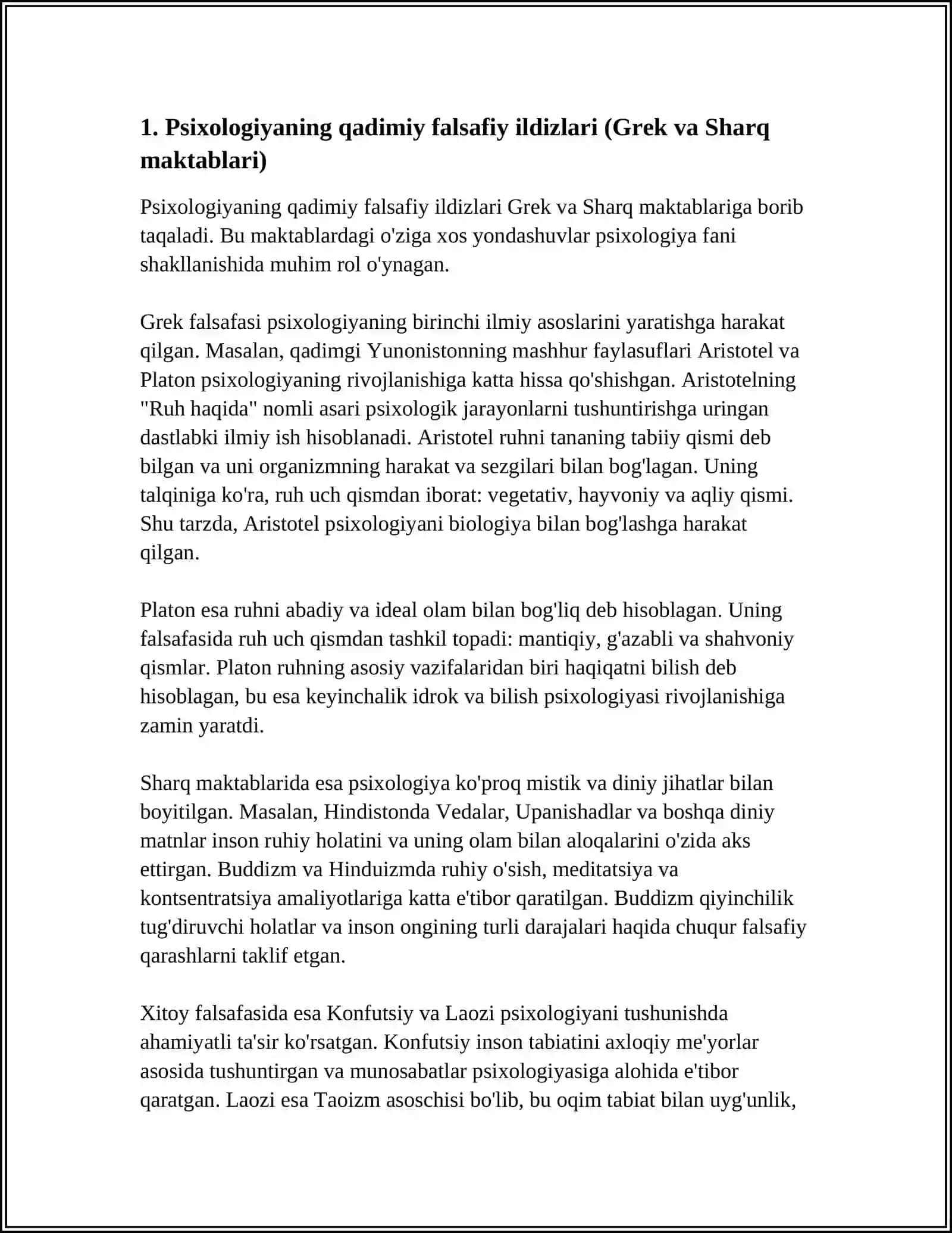 PSIXOLOGIYA FANINING TARAQQIYOT BOSQICHLARI 3