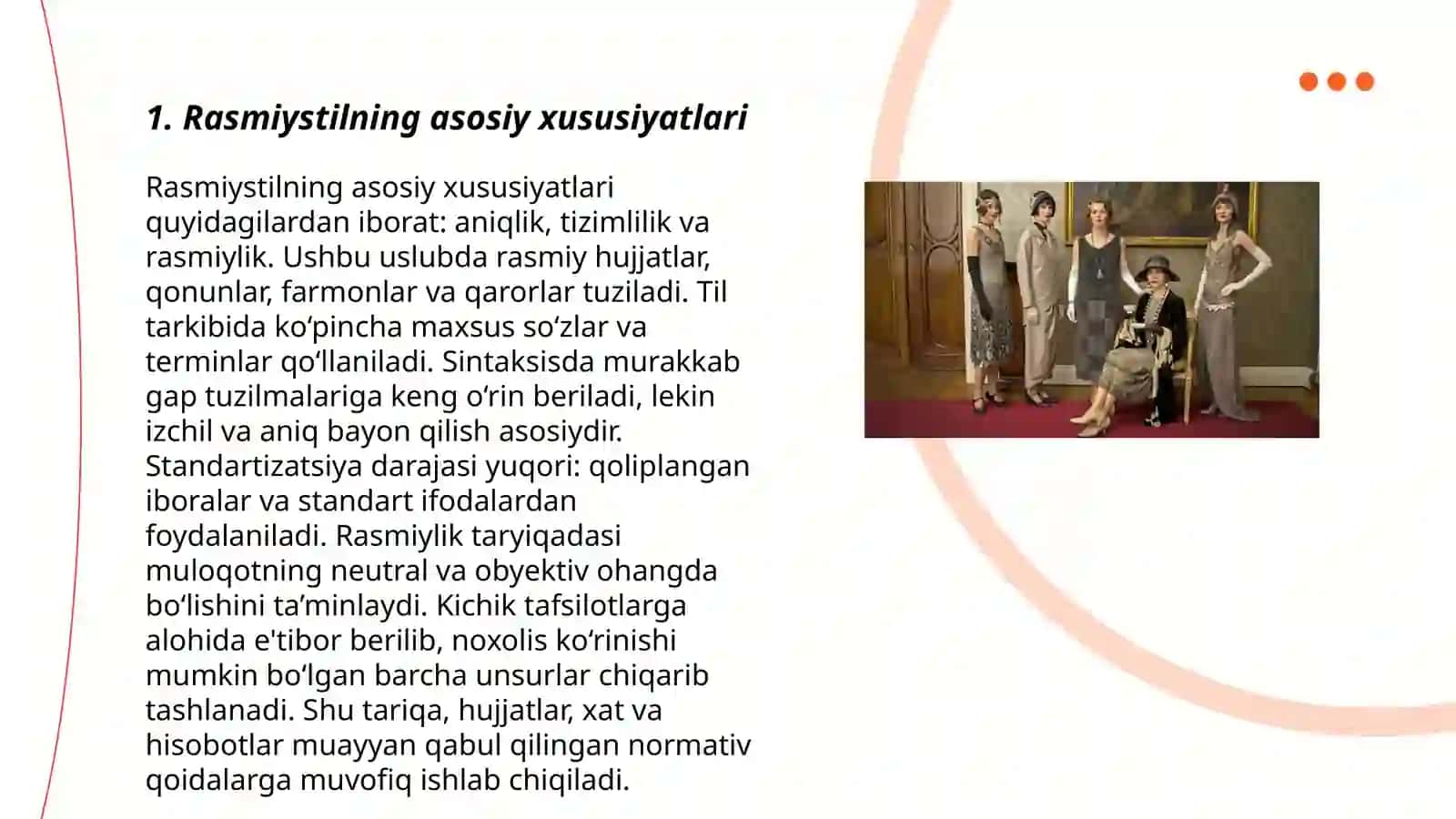 Rasmiy va ilmiy uslubning farqlari 3
