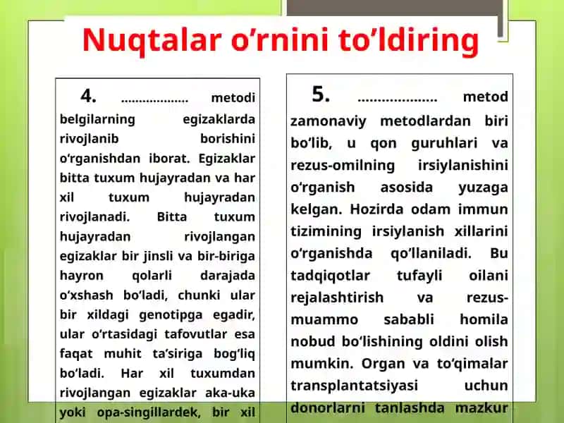 GEN MUHANDISLIGI TADQIQOT OBYEKTLARI VA RIVOJLANISH TARIXI 3