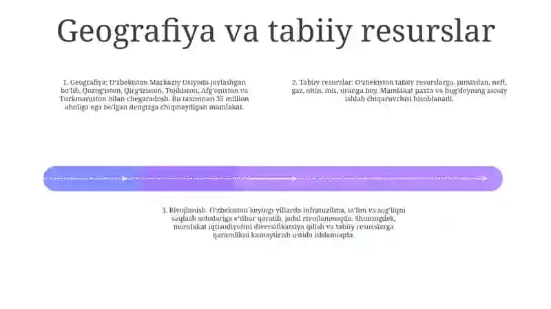Oʻzbekistoning Rivojlanishi 3