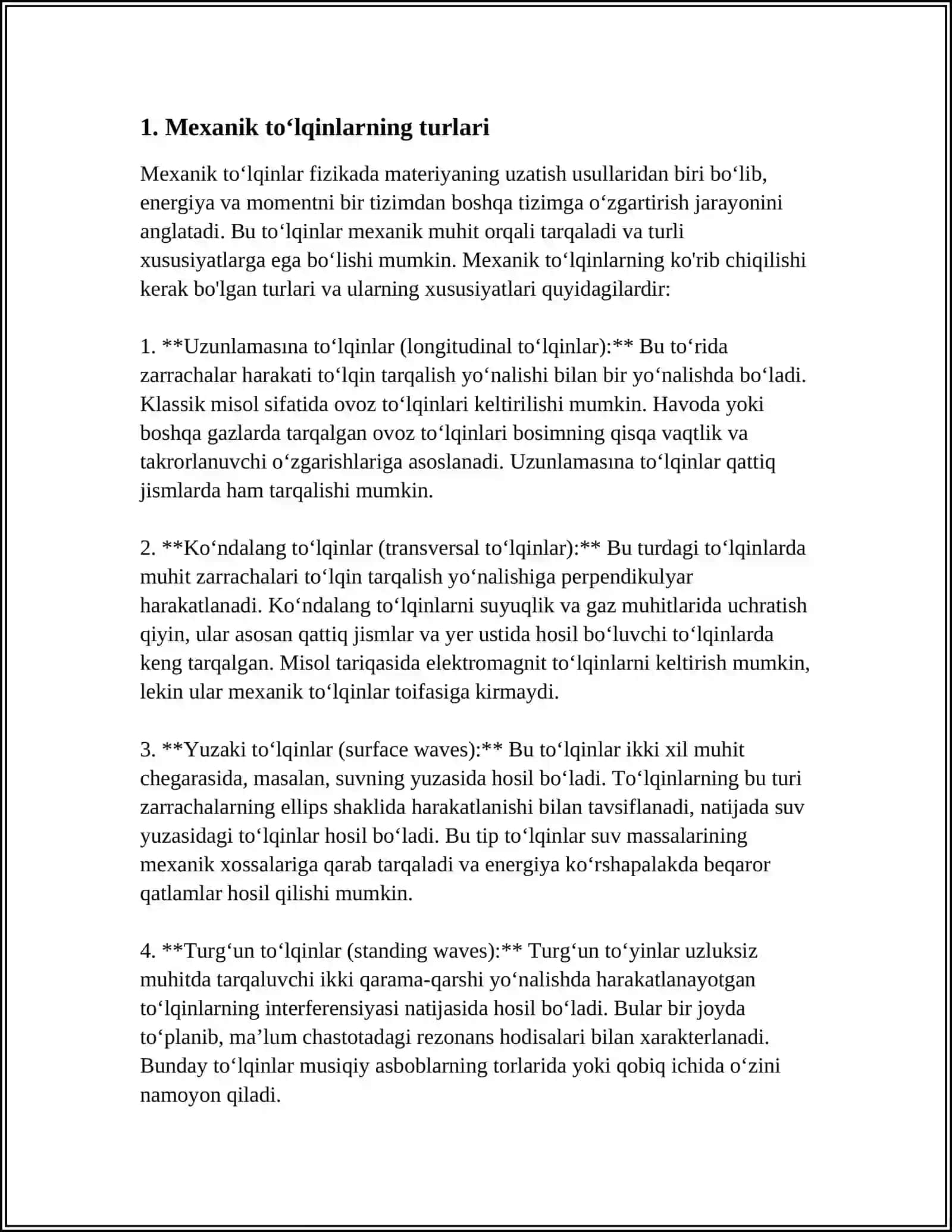MEXANIK TOʻLQINLARNING INSON ORGANIZMGA TAʼSIRI 3