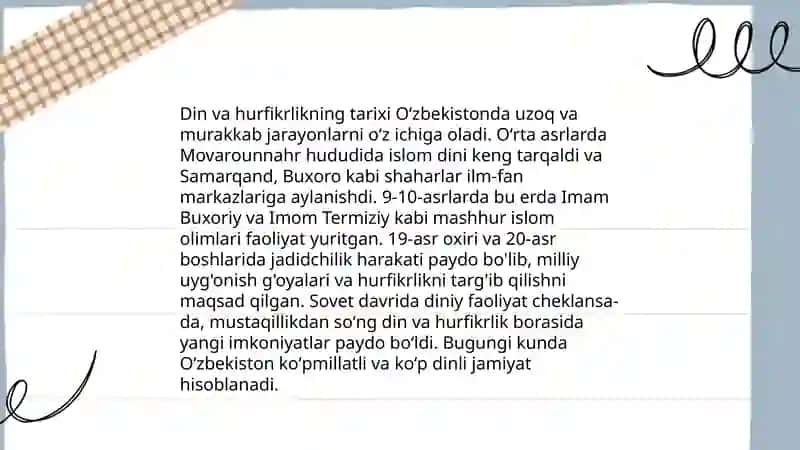 Din va hurfikrlik 3