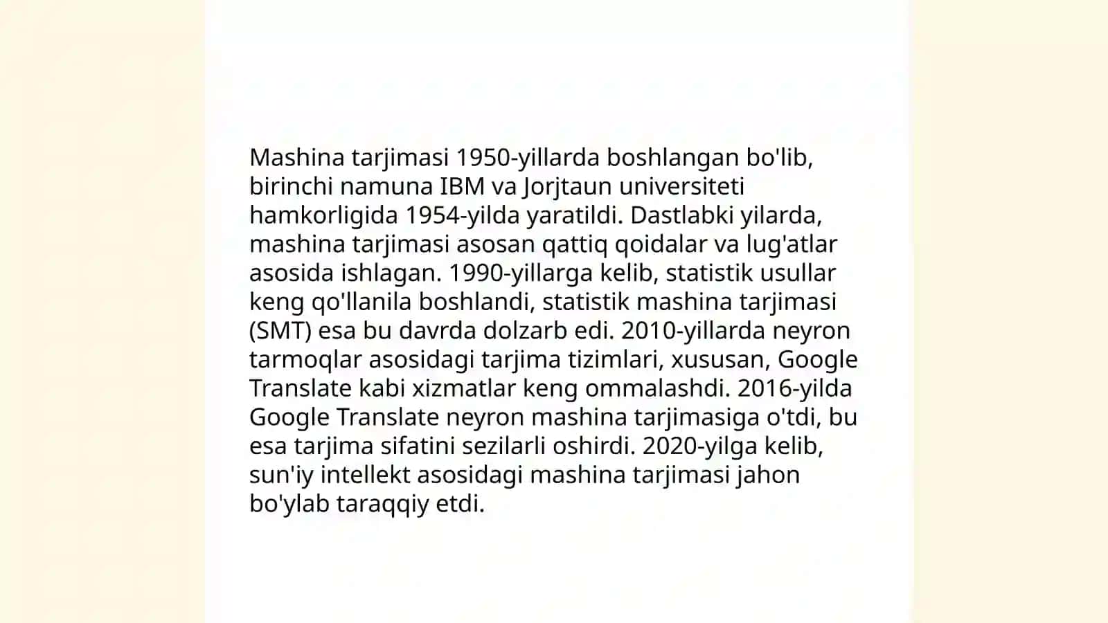 Mashina tarjimasi 3