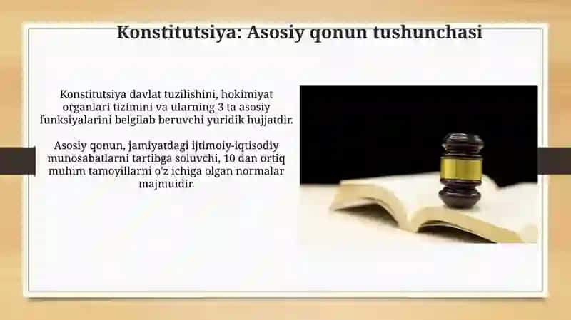 Konstitutsiya Davlatning Asosiy Qonuni 3